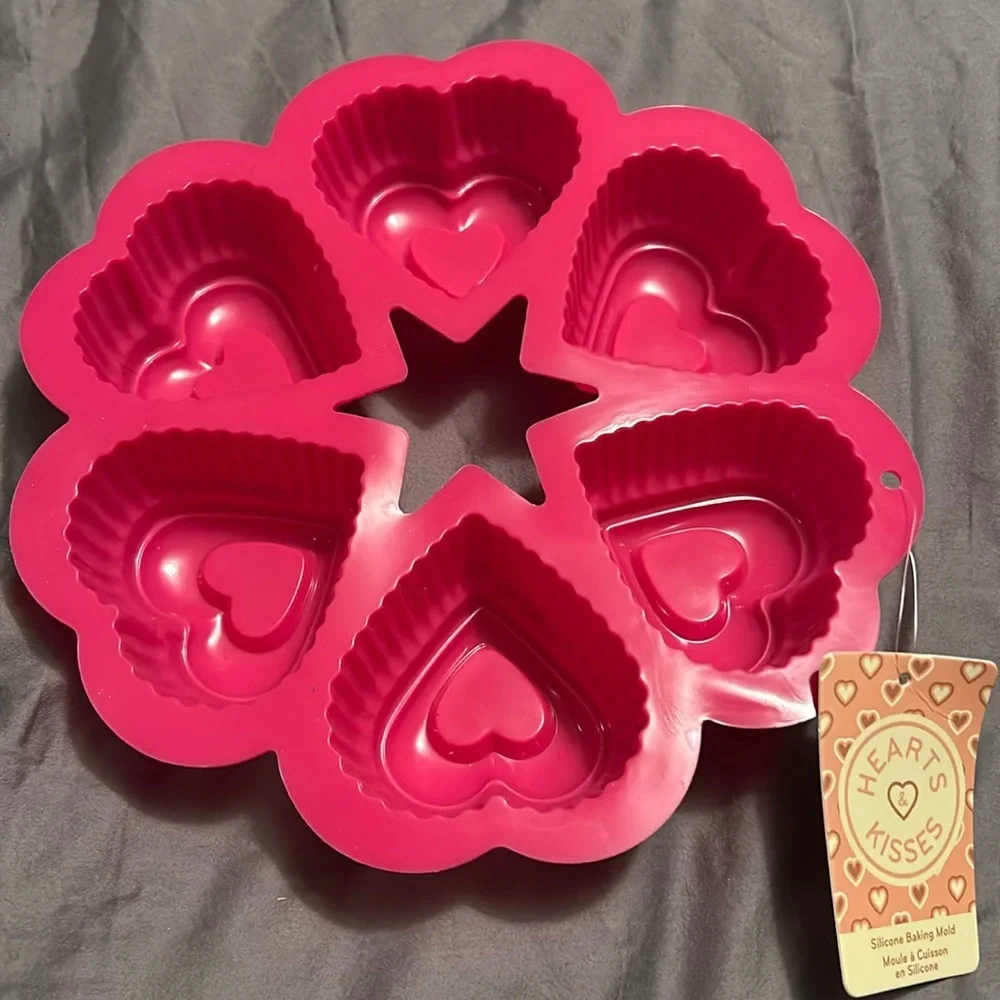 Heart silicone mold